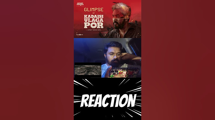 Glimpse of Kadaisi Ulaga Por REACTION SHORTS | Hiphop Tamizha | HHT Entertainment #hht8 #shorts