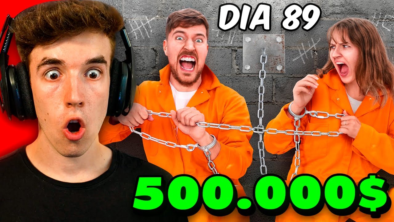SI SOBREVIVEN 100 DIAS ATRAPADOS GANAN 500.000$ | REACCION a MRBEAST