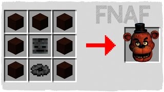 👉 COMO INVOCAR FNAF - MINECRAFT CRAFTEANDO A FREDDY FAZZBEAR