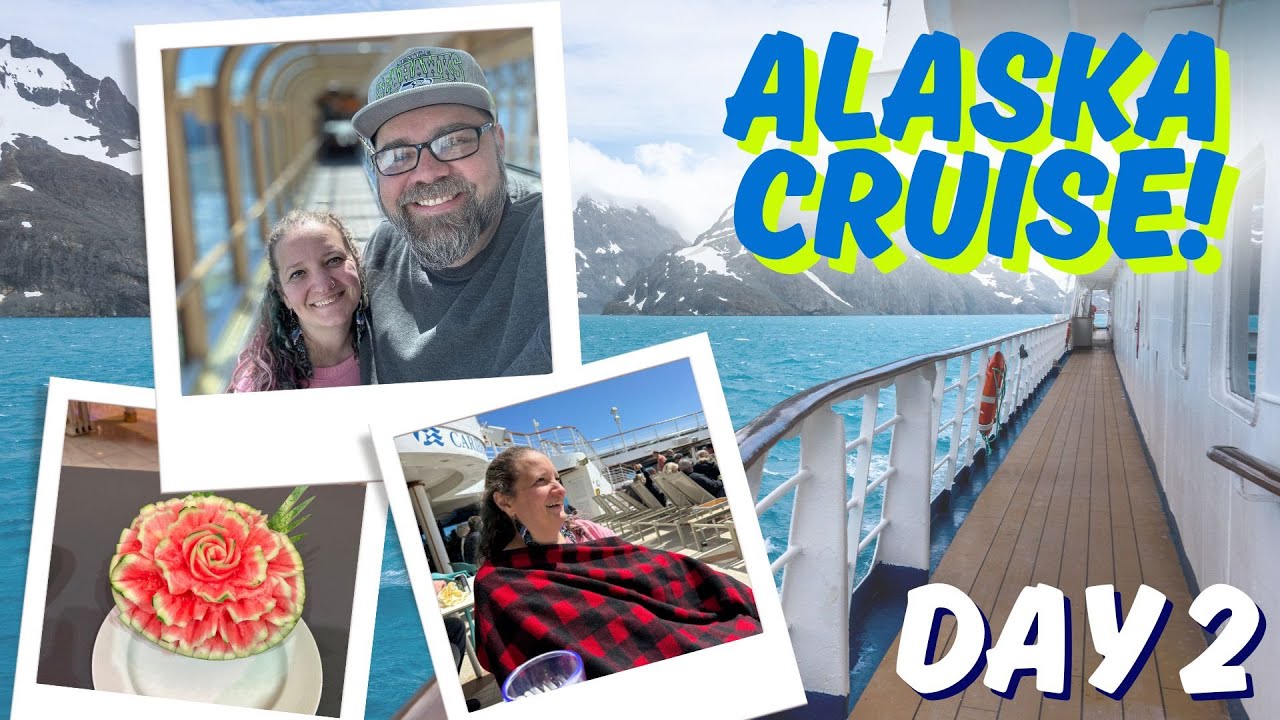 2025 Alaska Cruise - At Sea! Champagne Waterfall, Alaskan Tea, Exploring the Ship & MORE!