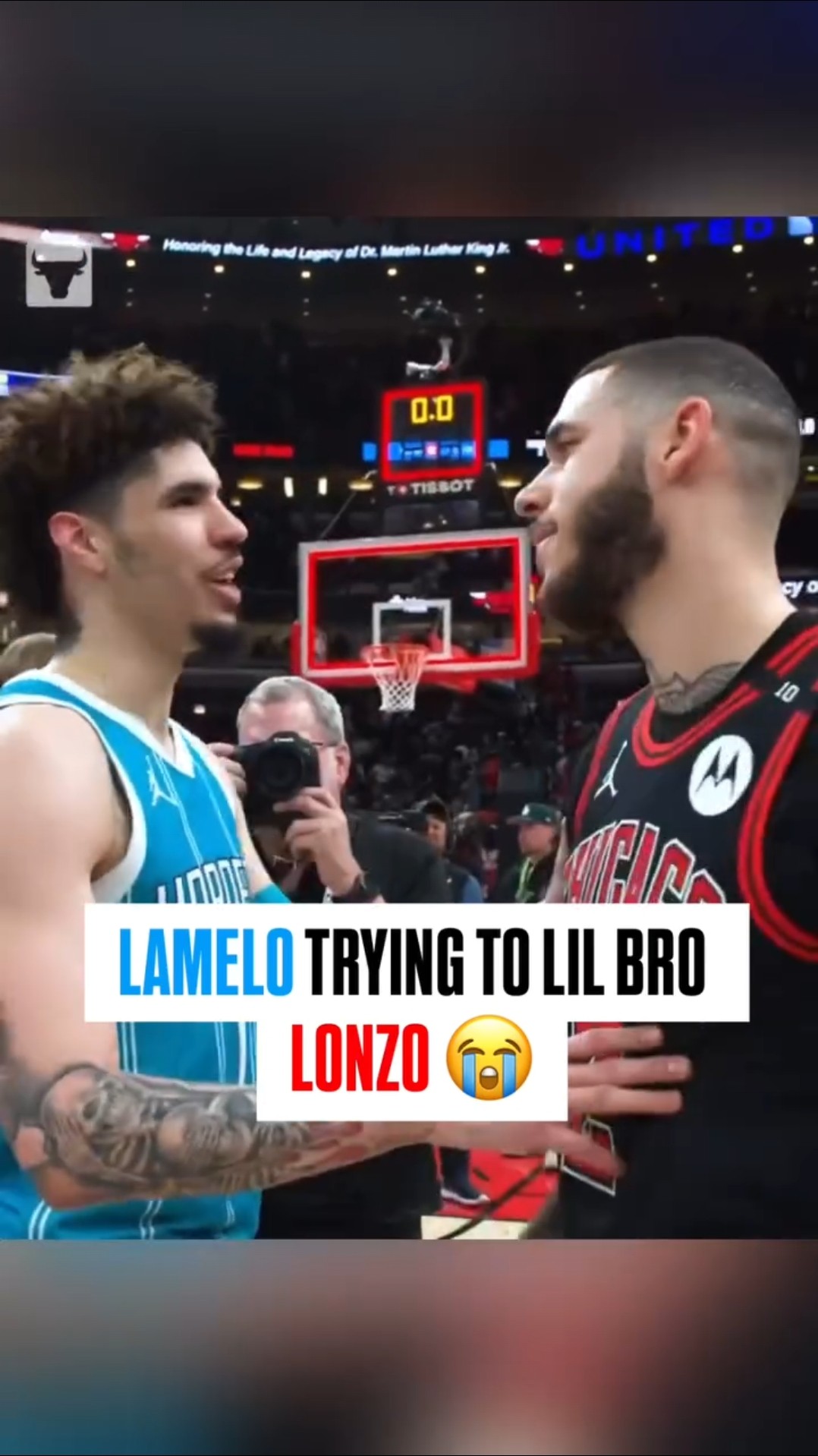Little bro trying it on his big bro?