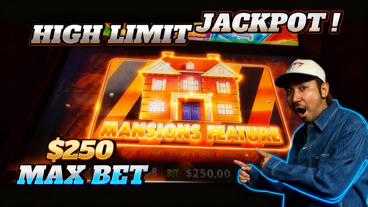 Huff N More Puff Slot Machine 💥$58,775 Mansion Jackpot  Max Bet High Limit Handpay