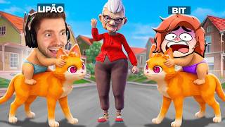 LIPÃO e BITGAMER jogando como GATO no I Am Cat Multiplayer screenshot 4