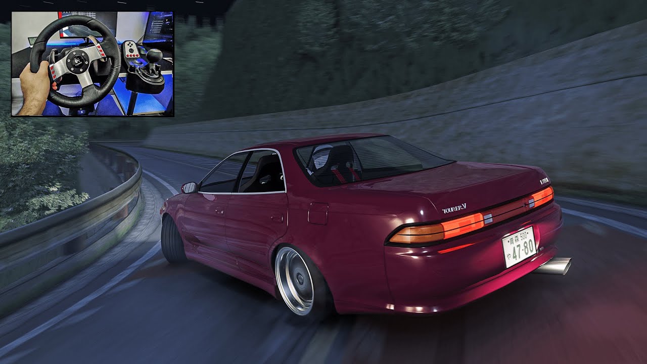 Toyota Mark ll JZX90 İle Drifting l Assetto corsa Logitech G27