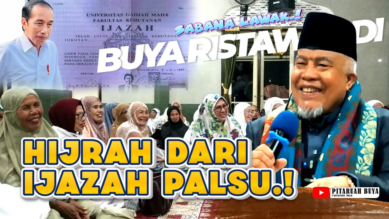 VIRALL 🔴IJAZAH PALSU KELUARAN BARESKRIM‼️ BUYA RISTAWARDI IYO SABANA PADIAH‼️