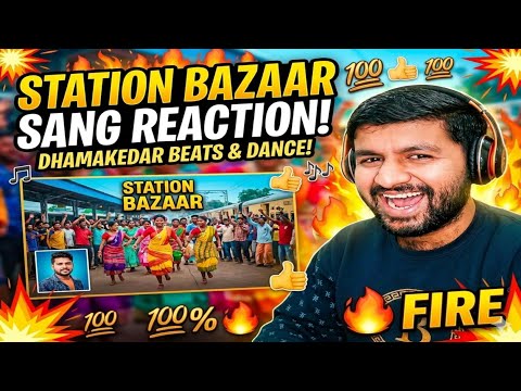 Most Energetic Santali Song! 🎵 | Station Bazaar Reaction Video | Farooq Reaction