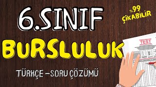 6. Sınıf Türkçe Bursluluk  Örnek Soru Çözümü 2024