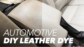 DIY Auto Leather Dyeing at Home. (BMW E93 335i)