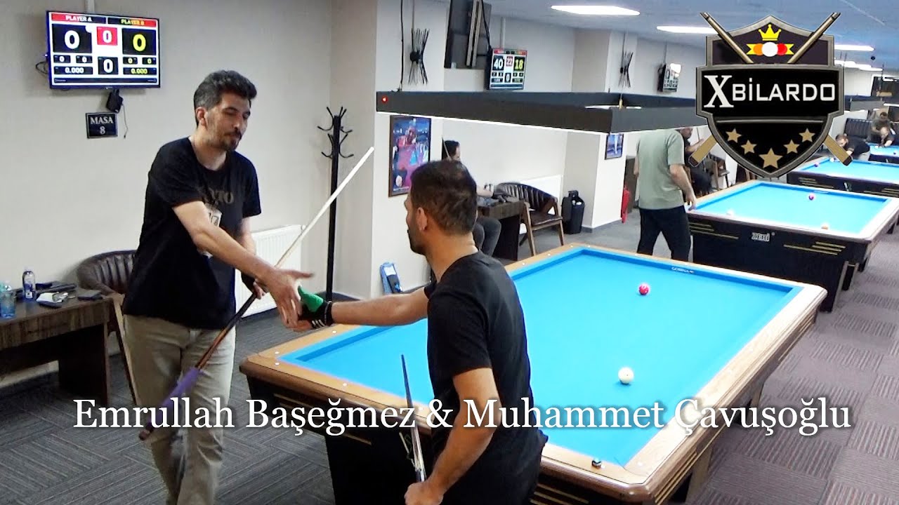 Muhammet Çavuşoğlu & Emrullah Başeğmez (X Bilardo Turnuvası Son 32 Gruplar)