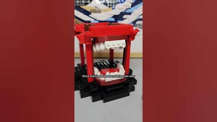 Malevolent Shrine in #lego one year later!