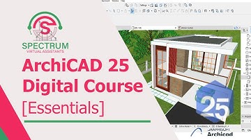 ArchiCAD 25 Essentials Digital Course Introduction- How To Draw A Floor Plan In ArchiCAD 25 Tutorial