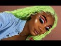 Pink + Green Cut Crease Makeup Look | MakeupTiffanyJ