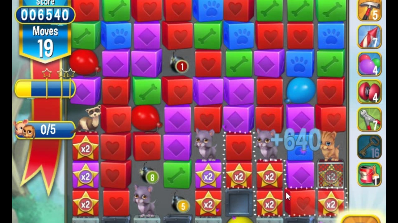 Pet Rescue Saga, Pet Island, 10th July 2017, level 3 😈 ►TOBIAS DEAMON◄