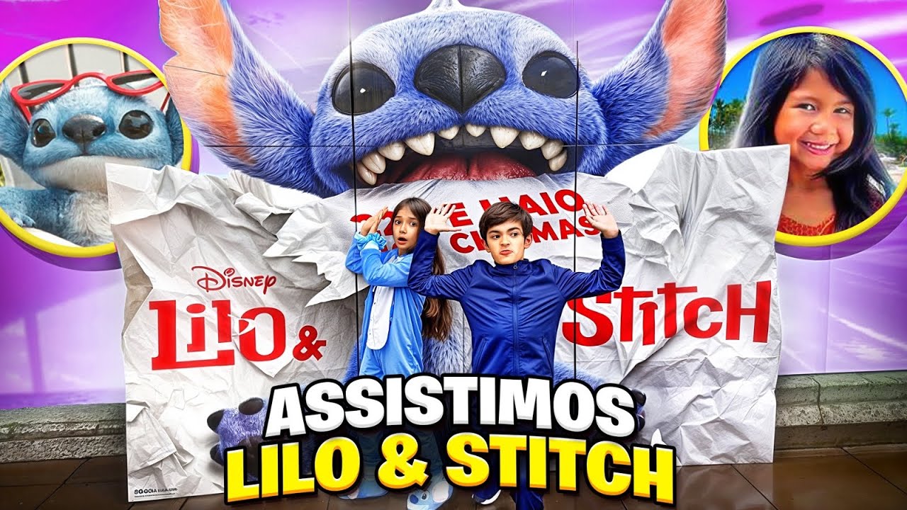 ASSISTIMOS O NOVO FILME DE LILO & STITCH NO CINEMA!