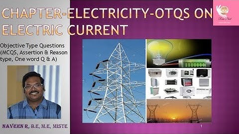 Objective Type Questions on Electric Current
