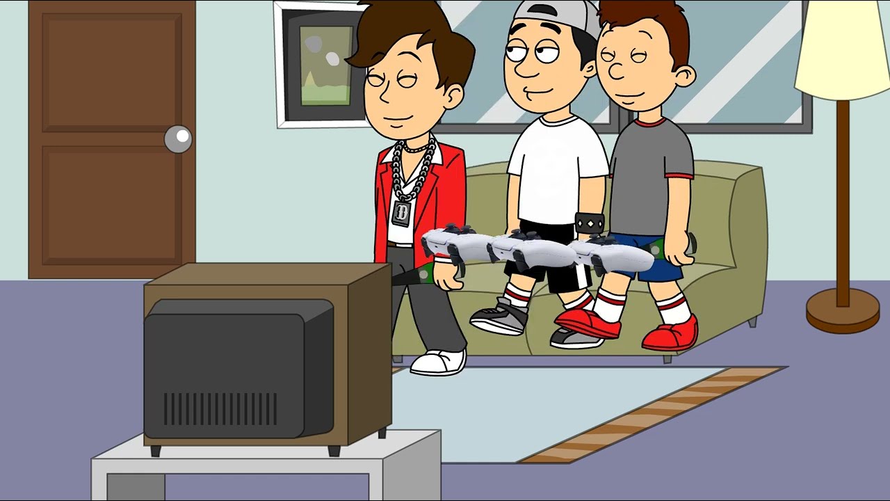 Classic Caillou Goes to School Hungover