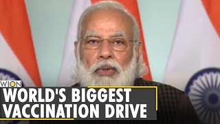 Indian prime minister Narendra Modi launched the World's biggest vaccination drive today | WION