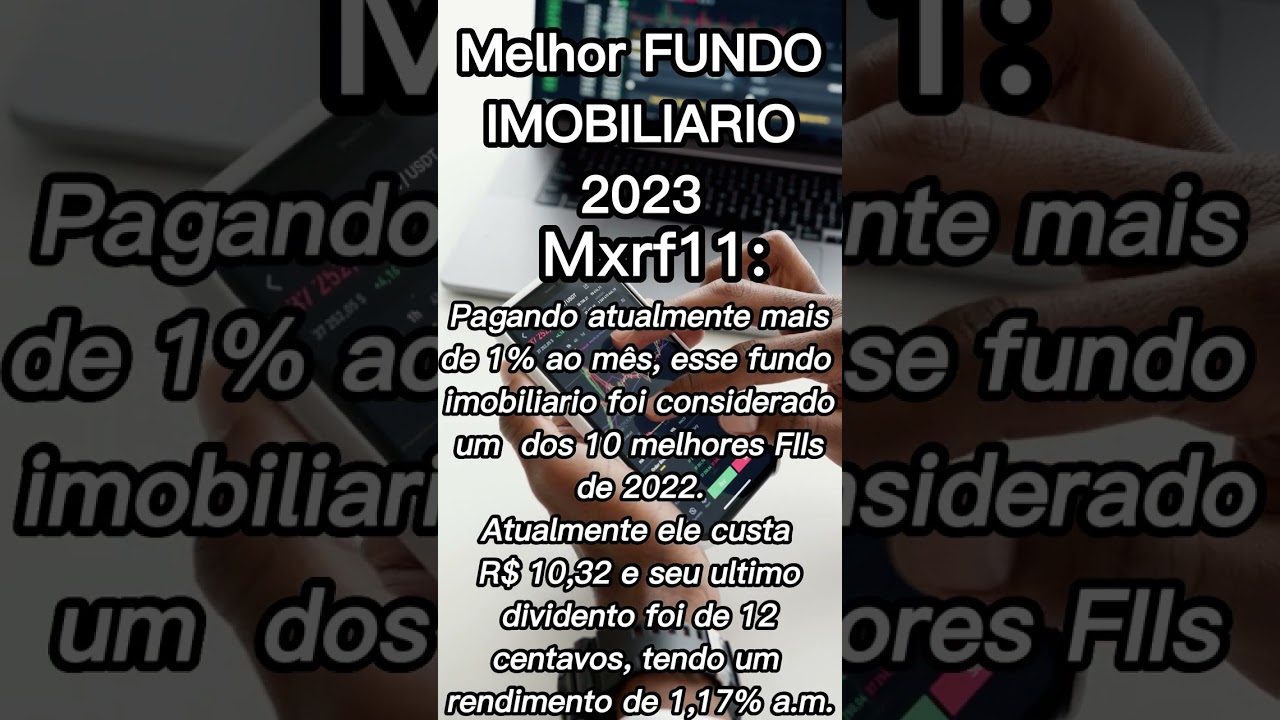 Um dos Melhores Fundos imobiliarios de 2023! 