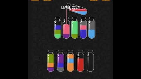 [BRAIN GAME] Soda Sort Puzzle LEVEL 2224 (Challenging the World Record)