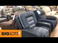 BIG LOTS ARMCHAIRS RECLINERS CHAIRS FURNITURE SHOP WITH ME SHOPPING STORE WALK THROUGH 4K