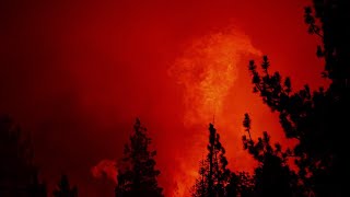 Caldor Fire | Christmas Valley, Echo Summit, South Lake Tahoe 7pm Monday | California Wildfire