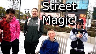 Crazy Street Magic Reactions! | itsallanillusion