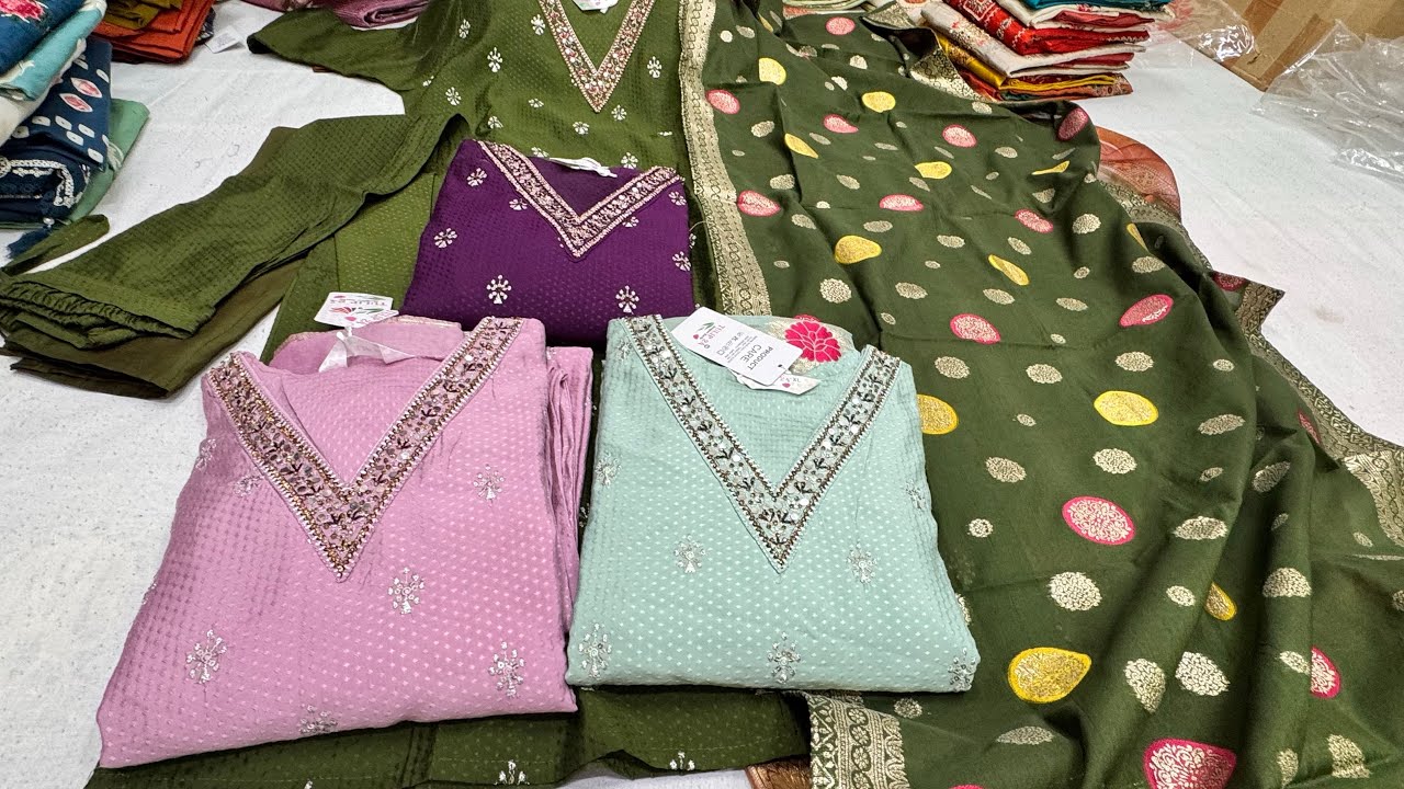 Chickpet Bangalore Wholesale Kurti Set 650rs Collection| Boutique Designer Wear Cotton & Party Wear 