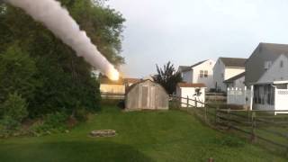 Shed explosion