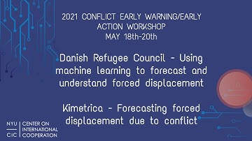 Using machine learning to forecast & understand forced displacement; Forecasting forced displacement
