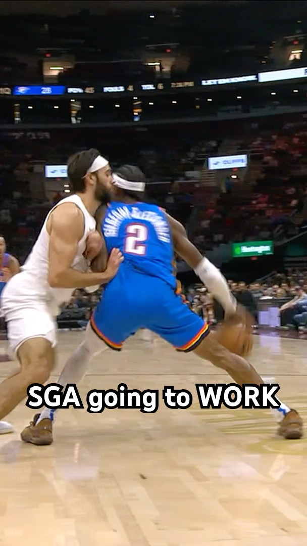 SGA with the baseline turnaround jumper!