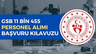 Gsb 11 Bi̇n 455 Personel Alim Kilavuzlari Kontenjanlari Açiklandi Gsb Personel Alimi Ve Detaylar
