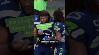 Marshawn Lynch said hold up, let's get to Thanksgiving first 🦃 #shorts