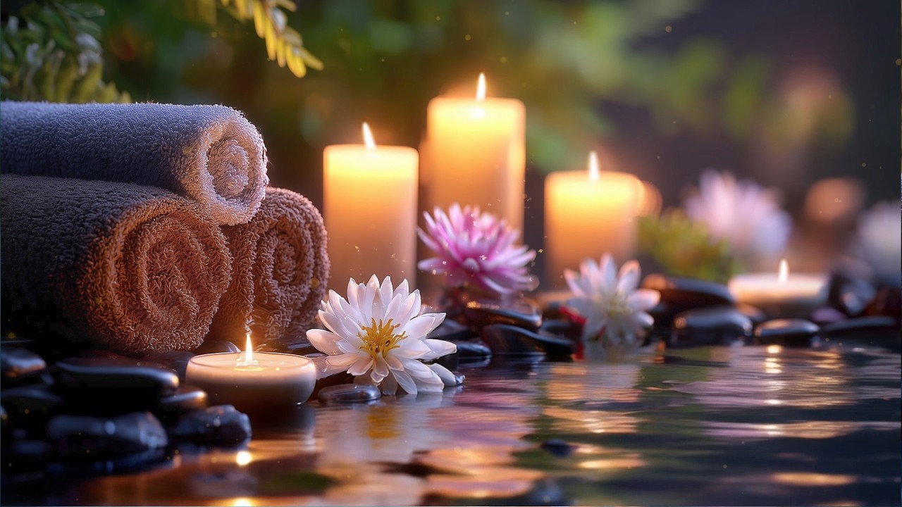 Relaxing Water Sounds with Soft Music for Daytime — A Moment of Zen