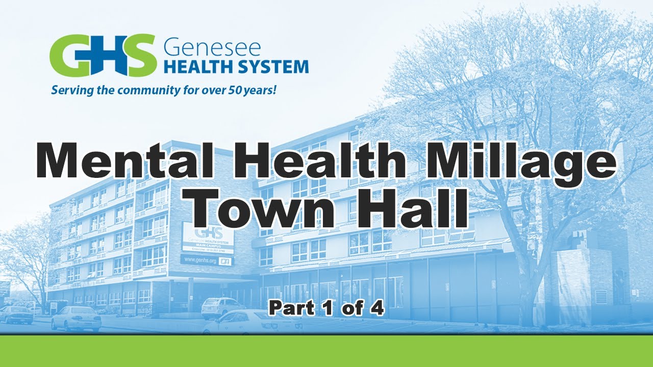 Mental Health Millage Town Hall Part 1 - Youtube