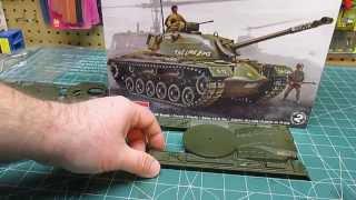 Monogram 1/35 M-48 A-2 Patton Tank Model Kit Open Box Review