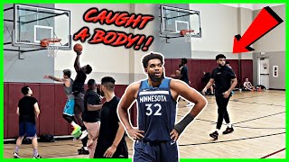 My Life Almost ENDED!! Hoopin&#39; w/ KARL ANTHONY TOWNS?! Things Gets CRAZY!!