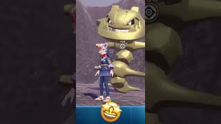 I did not expect a SHINY Alpha Steelix in Pokemon Legends Arceus! #shorts