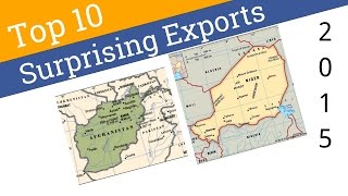 10 Countries With Surprising Exports