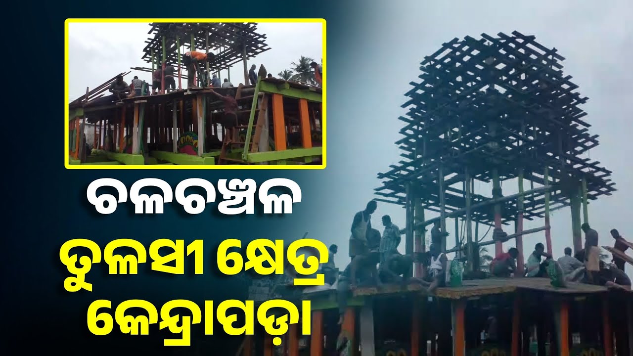 ପ୍ରସ୍ତୁତି ପଥେ ବଳଦେବଜୀଉଙ୍କ ବ୍ରହ୍ମ ତାଳଧ୍ଵଜ ରଥ, ନିର୍ମାଣରେ ଲାଗିଛନ୍ତି ପାରମ୍ପରିକ ମହାରଣା ସେବକ ||
