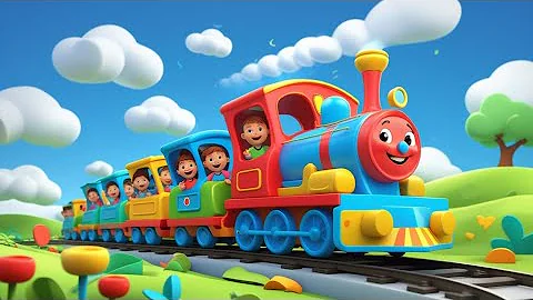 "All Aboard! Fun & Catchy Choo Choo Train Song | Sing-Along Nursery Rhymes for Kids!"