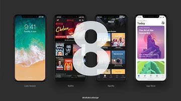 Leaked iPhone X Software Features & Status Bar Layout!
