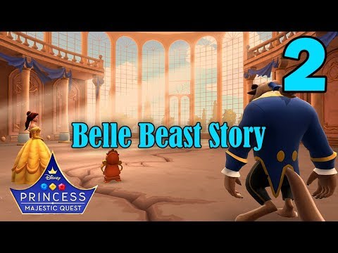 Disney Princess Majestic Quest Walkthrough Gameplay - Belle Beast Story - Part 2
