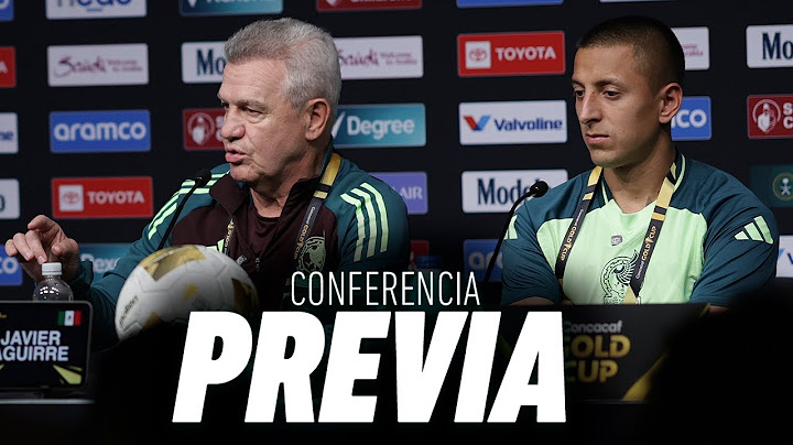 CONFERENCIA PREVIA: Javier Aguirre y Roberto Alvarado | México vs Costa Rica | Copa Oro 2025