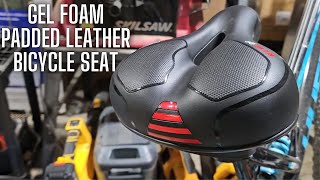 YOUNGDO Bike Seat - Comfortable Gel Foam Padded Leather Bicycle Seat screenshot 3