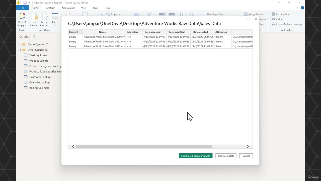 PRO TIP: Append Files from a Folder in Power BI | Automate Monthly Data Refresh