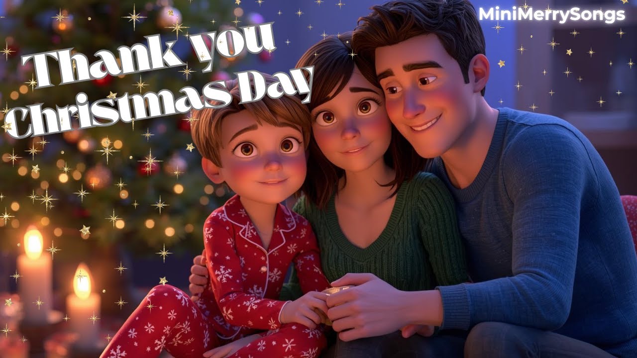 🎄🎶 Thank You, Christmas Day | Sweet Christmas Song for Kids | Family Holiday Music