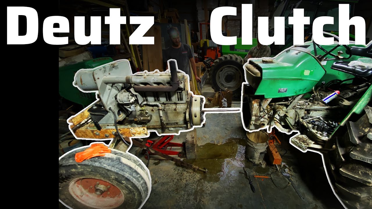 Deutz 06, 07, DX Clutch Replacement Tutorial