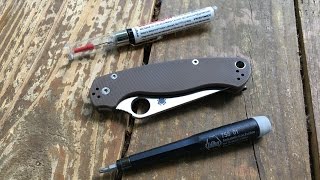 How to disassemble and maintain a Spyderco Paramilitary 2 (PM2)