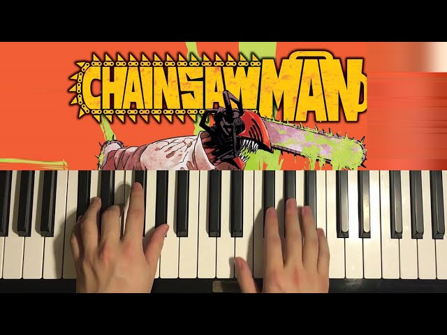 Chu, Tayousei.: TV-Size Version  Chainsaw Man Episode 7 ED (Nostalgic  Piano Solo) - piano tutorial