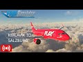 MSFS  | Play A320Neo Keflavik To Salzburg    | VATSIM | FPY19